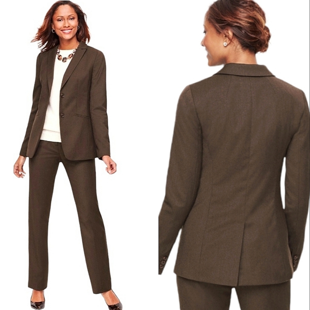NWOT Talbots Italian Luxe Flannel Blazer
